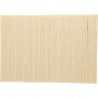 Tapis en bambou pour la fabrication de feutre, dimension 45x30 cm, 4 pcs