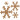 Flocon de neige, naturel, d 3+5+8+10 cm, 350 gr, 16 pièce/ 1 Pq.