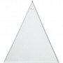 Plaques de verre, dim. 8x9 cm, ép. 3 mm, 10 pièce/ 1 boîte