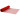 Chemins de table, rouge, L: 30 cm, 10 m/ 1 rouleau