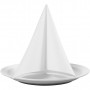 Serviettes de table, blanc, dim. 40x40 cm, 60 gr, 20 pièce/ 1 Pq.
