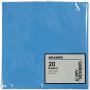 Serviettes de table, turquoise, dim. 40x40 cm, 60 gr, 20 pièce/ 1 Pq.