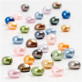 Perles d'Eau Douce, dimension 5-6mm, dimension trou 0,5mm, 40 cm