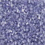 violet transparent, 2-cut, d: 1,7 mm, dim. 15/0 , diamètre intérieur 0,5 mm, 500 gr/ 1 sac