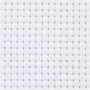 Tissu Aïda, dimension 50x50 cm, blanc, 35 cubes par 10 cm, 1 pcs.