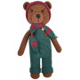 Rito Krea Bruno Teddy Bear - Modèle de Peluche Douce au Crochet Ourson 24cm