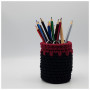Rito Krea Double Crochet Stitch Pencil Holder - Modèle de Porte-Crayons au Crochet