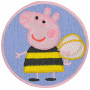 Etiquette thermocollante Gustav Pig as Bee Ø6.3cm