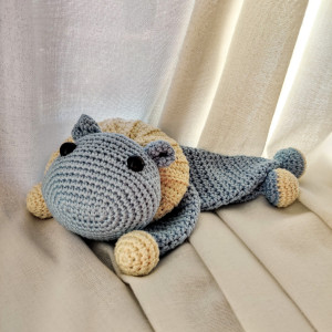 Nora l'Hippo par Rito Krea - Modèle de Crochet Amigurumi 22x14cm