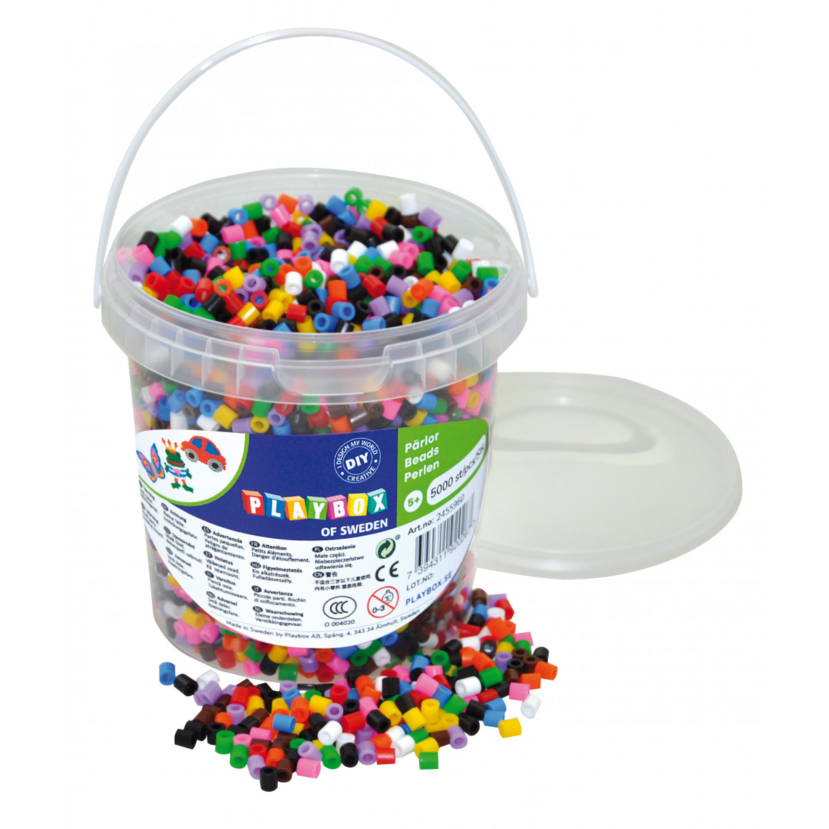 Boîte de Perles à repasser de Vaessen Creative (5000 pcs)