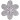 Etiquette thermocollante Fleur grise 4.5x4cm