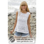 Maillot Érica par DROPS Design - Patron de T-Shirt Tricoté avec Dentelle Tailles S - XXXL