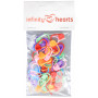 Infinity Hearts Marqueurs de points 22 mm couleurs assorties - 50 pcs