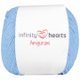 Infinity Hearts Amigurumi Laine 16 Bleu Clair