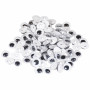Infinity Hearts Roller Eyes Set in Plastic Box for sewing on 10mm - 100 pcs
