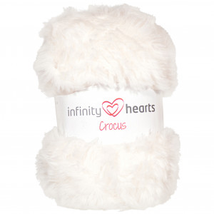 Infinity Hearts Crocus Fil Fourrure 01 Blanc