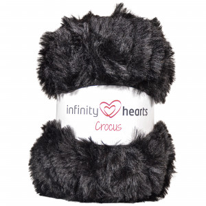 Infinity Hearts Crocus Fil Fourrure 18 Noir