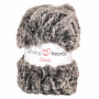 Infinity Hearts Crocus Fur Yarn 81 Gris anthracite/Gris