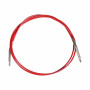 Infinity Hearts Câble pour Aiguilles Circulaires Interchangeables Rouge 56cm (80cm incl. aiguilles)