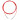Infinity Hearts Câble pour Aiguilles Circulaires Interchangeables Rouge 126cm (150cm incl. aiguilles)