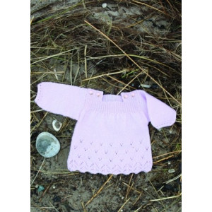Mayflower Robe pour bébé en tricot avec motif de dentelle taille 0/1 mois - 4 ans