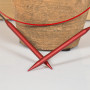 Infinity Hearts ALUX Aiguilles à Tricoter Circulaires Interchangeables Aluminium Rouge 10,00mm