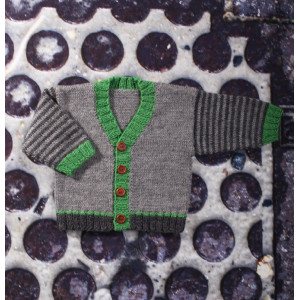 Mayflower Pull-over pour bébé en tricot avec motif à col en V taille 0/1 mois - 4 ans