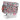 Infinity Hearts Housse de Machine à Coudre Gris avec Imprimé 43x20x33cm