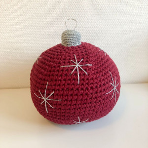 Boule de Noël pour Porte by Rito Krea - Modèle de Crochet 21cm