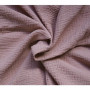 Tissu crêpe de coton 135cm 141 Vieux rose clair - 50cm