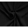 Tissu crêpe de coton 135cm 022 Noir profond - 50cm