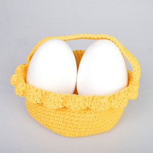 Rito Krea Easter Basket - Modèle de Panier de Pâque au Crochet 20cm