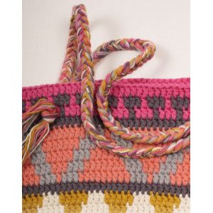 Jour de Marché par DROPS Design - Kit Patrons de Sac au Crochet Coloré