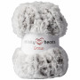 Infinity Hearts Crocus Fur Yarn 95 Blanc/Noir