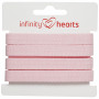 Infinity Hearts Ruban à chevrons coton 10mm 32 Rouge clair - 5m