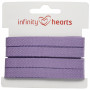 Infinity Hearts Ruban à chevrons coton 10mm 29 Lilla - 5m