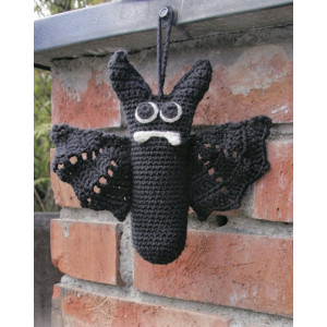 Mr. Fang by DROPS Design - Patron de Décoration Halloween Crochet 16cm