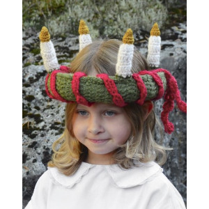 Petite Lucia par DROPS Design - Patron de Couronne Lucia au Crochet 63cm