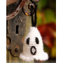Casper by DROPS Design - Patron de Fantôme Halloween Crochet 4cm