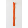 YKK Fermeture Éclair Invisible Fixe Orange 4mm - 23cm