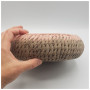Panière à Pain entortillée 2 couleurs par Rito Krea - Modèle de Crochet : Panière à pain 23/27cm