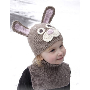 DROPS Design Honey Bunny - Motif de Crochet Bonnet Lapin de Pâques 1-8 ans