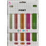 Pony Colour Set d'aiguilles à tricoter à double pointe 20cm 2.5-4.5mm - 5 tailles