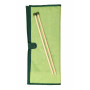 KnitPro Bamboo Kit d'aiguilles à tricoter à pointe unique Bambou 25 cm 3-10 mm 10 tailles