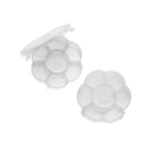 Hobbybox Boîte Rangement Deluxe Plastique pour Perles et Boutons 11  compartiments Anthracite 27,5x20,6x4,2cm 