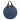 Infinity Hearts Sac de Rangement pour Accessoires Créatifs Rond Bleu 36x11cm