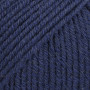 Drops Cotton Merino Laine Unicolor 08 Bleu marine
