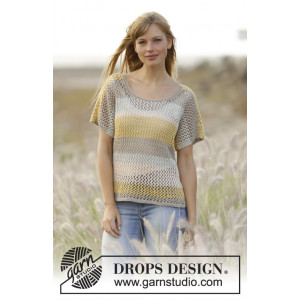Einkorn by DROPS Design - Top tricoté en dentelle taille S - XXXL