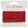 Infinity Hearts Ruban Satin Double Face 3mm 260 Vin rouge - 5m