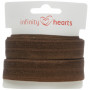 Infinity Hearts Elastique Pliant 20mm 850 Marron - 5m